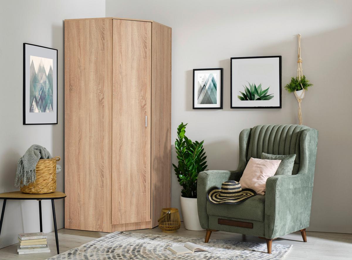 Sarokszekrény Hana 80/205 Cm *TOP ÁR* - Basics (80/205/80cm) - Best Price