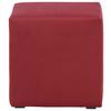 Hocker Bali Rot Sitz Gepolstert H: 42 cm - Rot, MODERN, Textil (45/42/45cm)