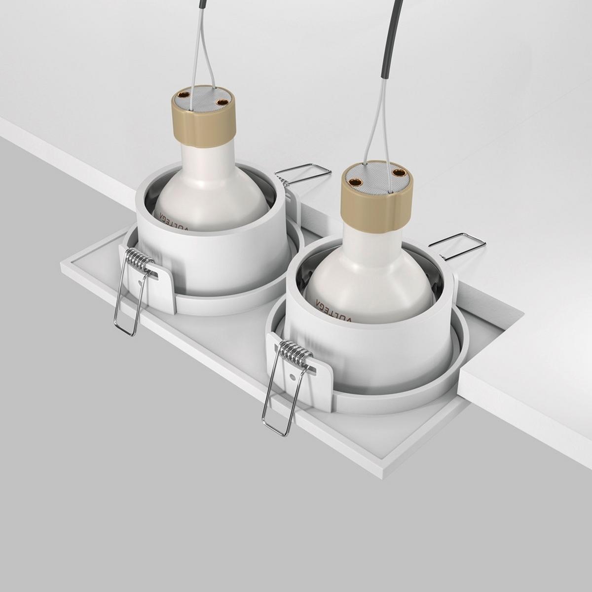 Deckenleuchte Zoom - Weiß, Basics, Metall (17/9/3,6cm) - MAYTONI