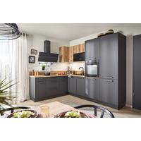 Eckküche Pn210/Pn100 - Erlefarben/Graphitfarben, Design, Holzwerkstoff (207/278cm) - Pino