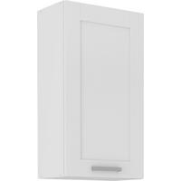 Küchenoberschrank Luisa B: 50 Cm Weiß 1 Drehtür - Weiß, ROMANTIK / LANDHAUS, Holzwerkstoff (50/90/31cm)