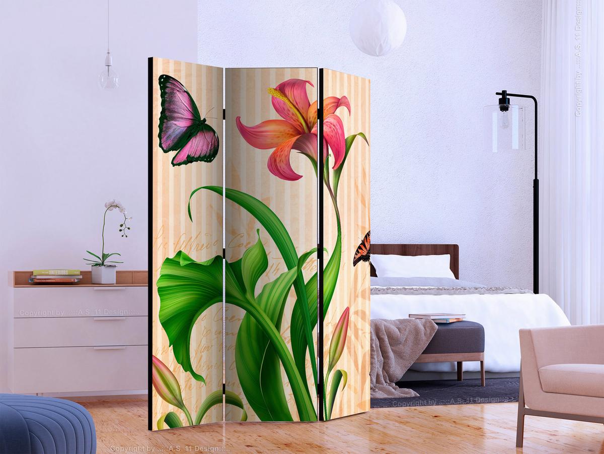 Paravent Multicolor B: 135 cm - Multicolor, Basics, Holz/Textil (135/172/3cm) - artgeist