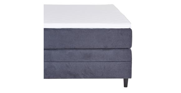 Boxspringbett Kleopatra - Anthrazit, KONVENTIONELL, Holz/Holzwerkstoff (160/200cm) - Ondega