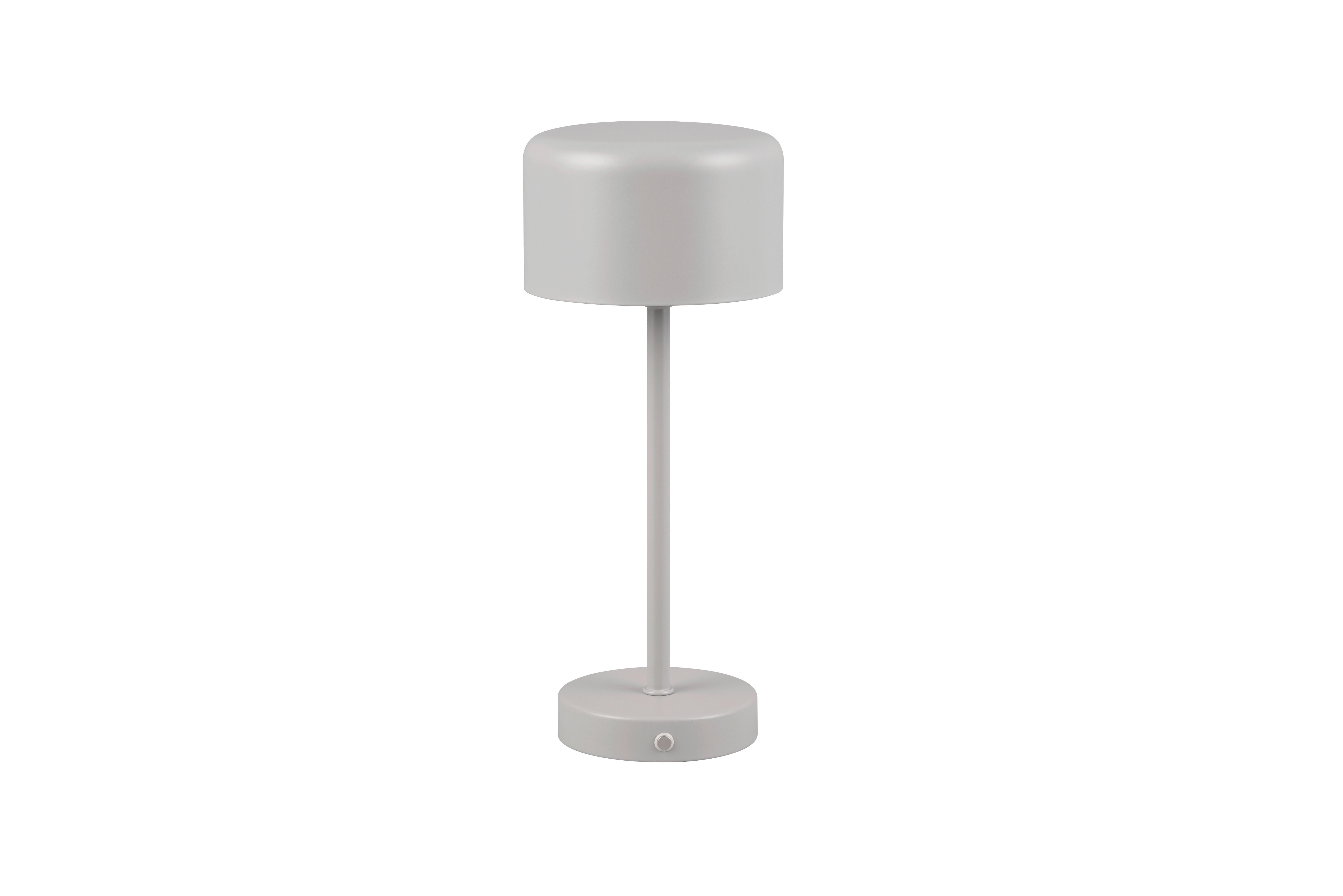 Akku-Tischleuchte R59151177 Jeff - Grau, Basics, Metall (12,6/30cm)