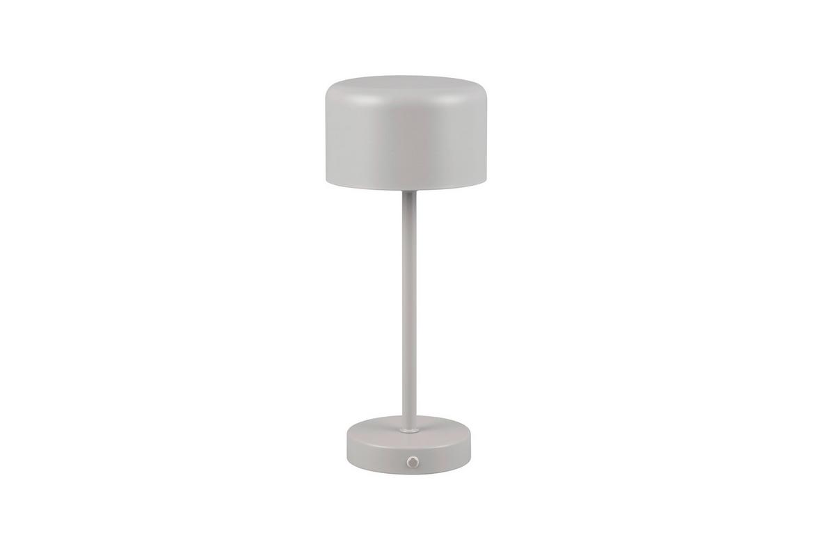 Akku-Tischleuchte R59151177 Jeff - Grau, Basics, Metall (12,6/30cm)