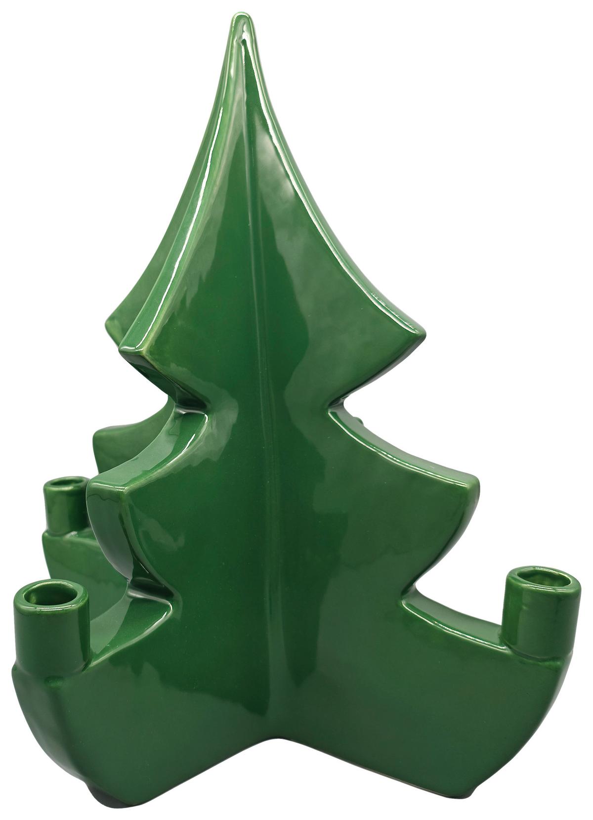 Dekorační stromek HARRY - zelená, Konvenční, keramika (31,5/36,5/31,5cm) - Mömax