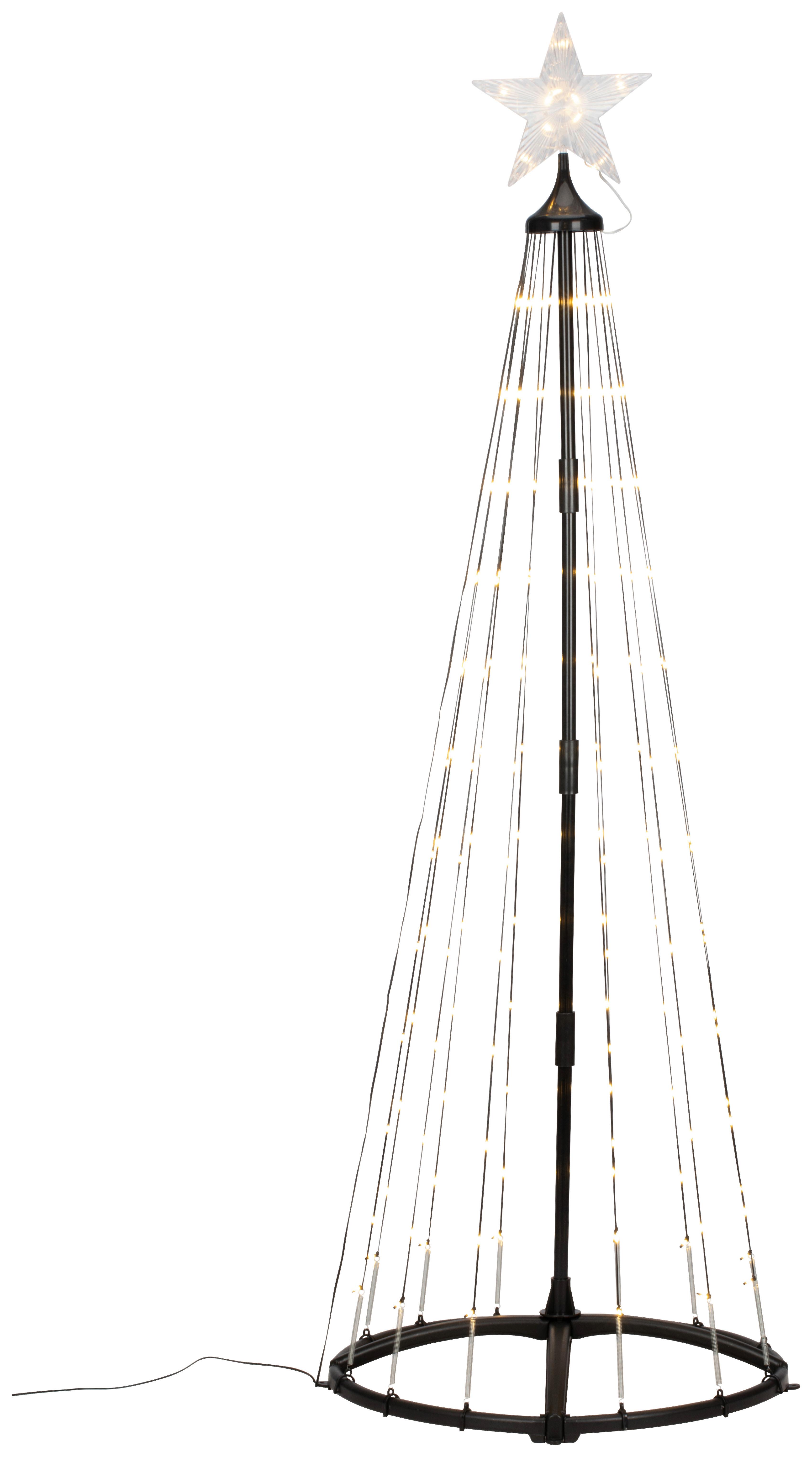 DEKORAČNÉ LED SVIETIDLO ERAN - čierna, Modern, kov/plast (150cm) - Mömax