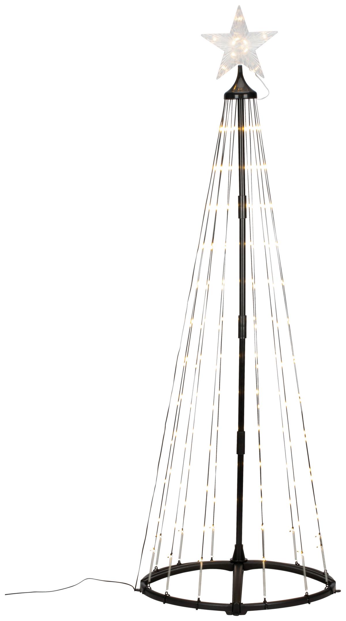 DEKORAČNÉ LED SVIETIDLO ERAN - čierna, Modern, kov/plast (150cm) - Mömax