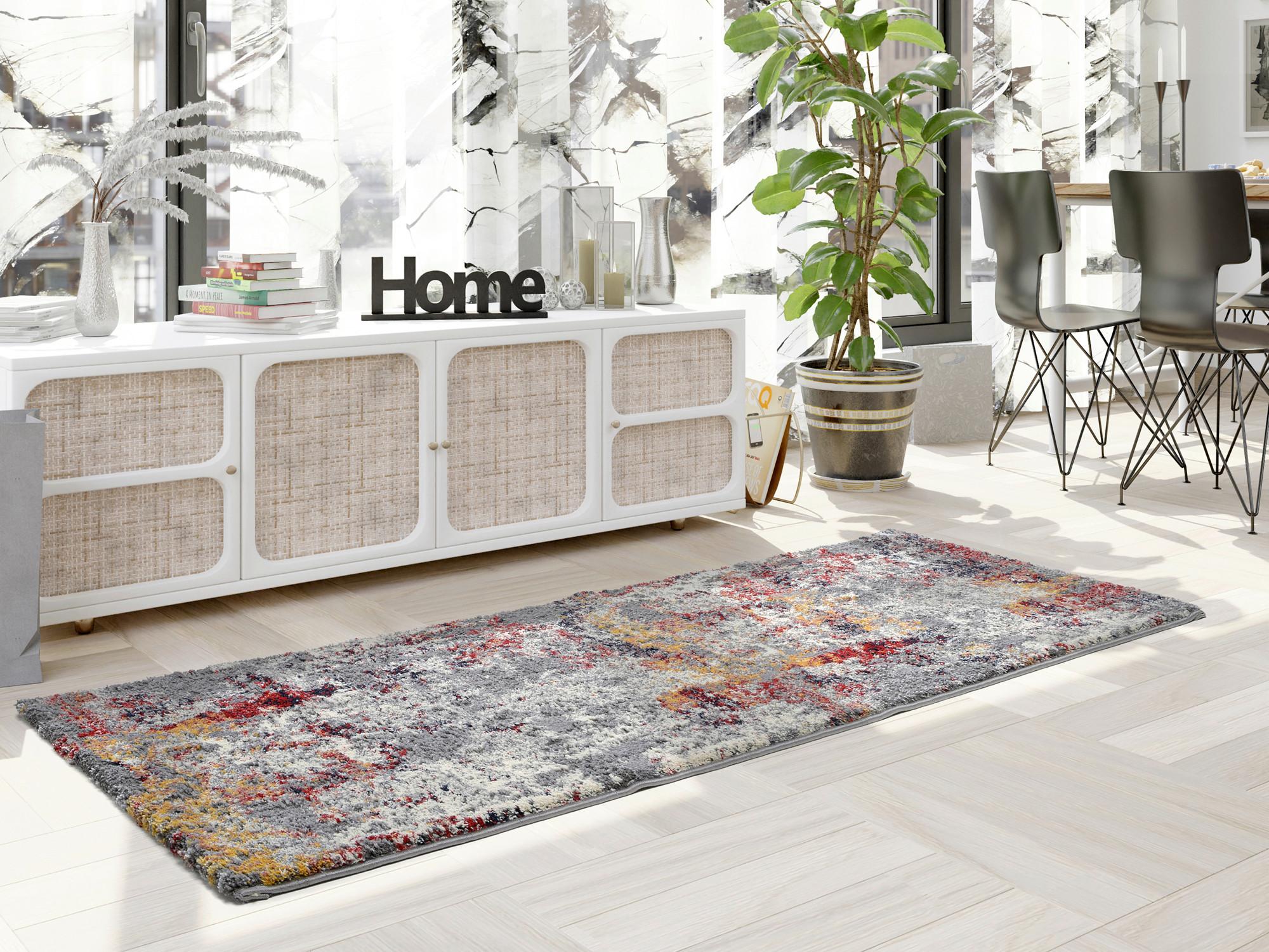 Teppich Läufer Multicolor Timeline Firework 80x200 cm - Multicolor, Design, Textil (80/200cm) - Novel