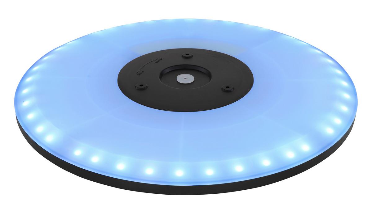 LED-Deckenleuchte 41562-24brgb - Opal/Schwarz, Design, Kunststoff (42/2,5cm) - Globo