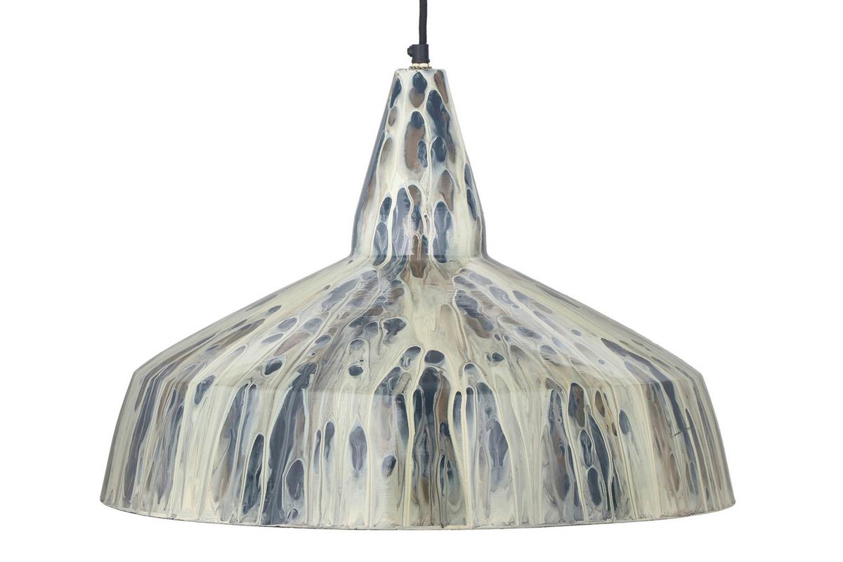 Hängeleuchte Harlow 125 Bronze - Creme, Basics, Metall (49,5/49,5/33cm) - Kayoom