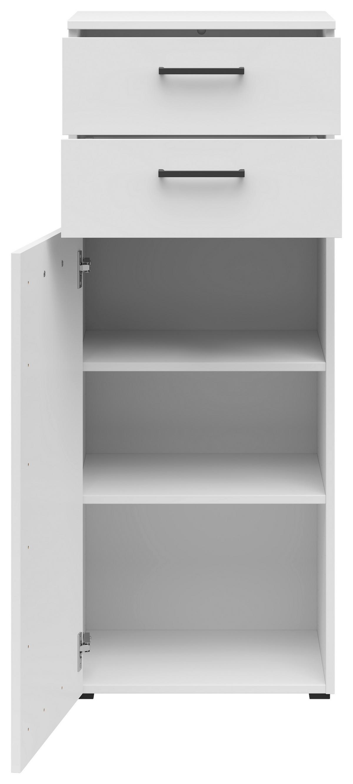 Komoda MULTISTAURAUM š: 45cm - čierna/biela, Modern, kompozitné drevo/plast (45/115/40cm)