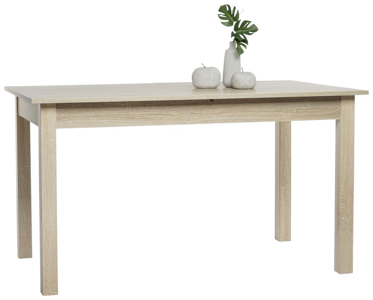 Esstisch Ausziehbar Coburg 140-180x80 Cm Eiche Dekor - Sonoma Eiche, Design, Holzwerkstoff (140/80/76,5cm) - MID.YOU