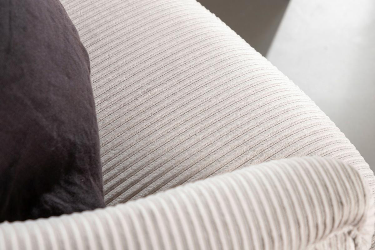 Sessel Derry - Beige/Schwarz, Design, Textil/Metall (70/68.5/79cm) - Livetastic