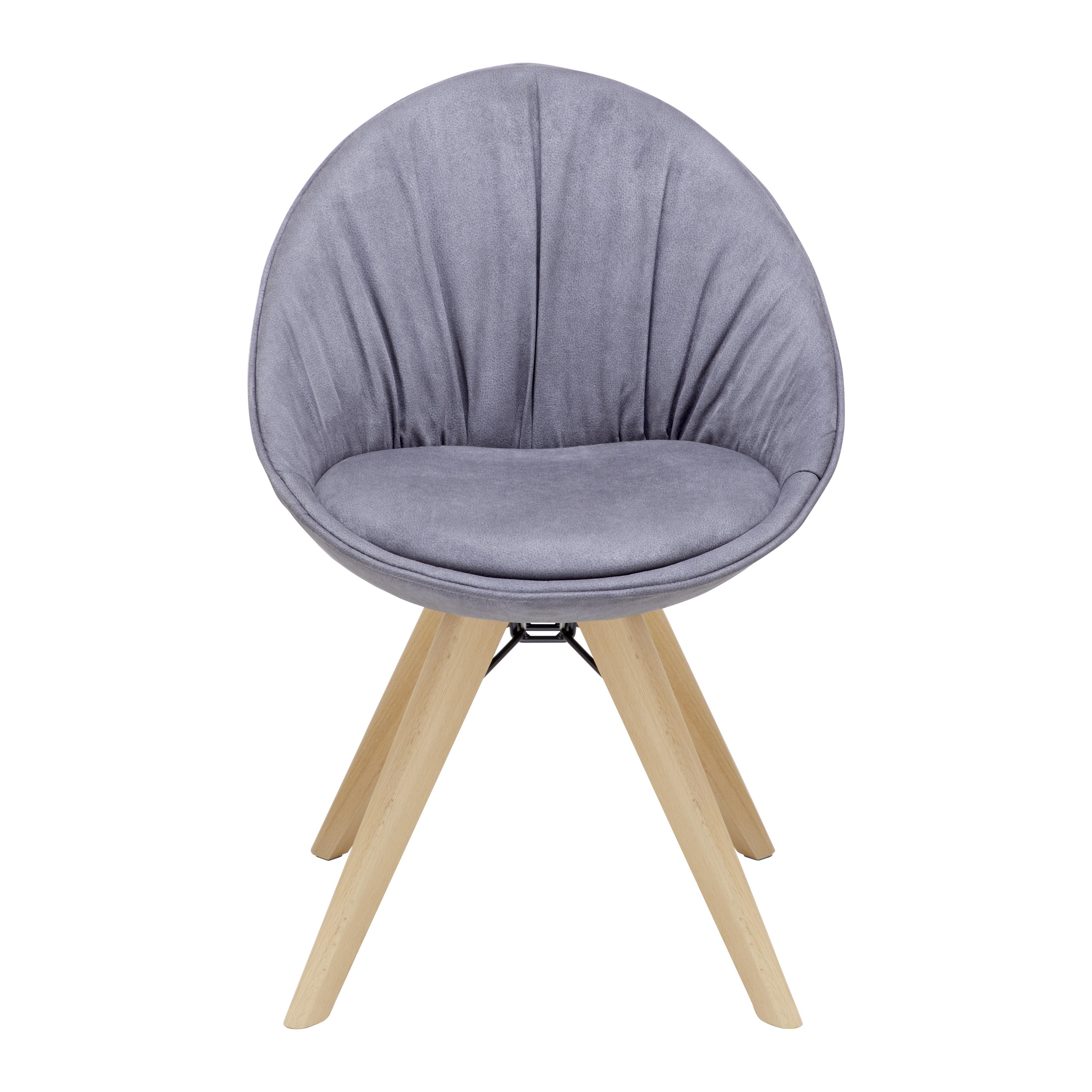 Jídelní Židle Valera Tmavě Šedá - tmavě šedá, Moderní, kov/dřevo (59/79/58,5cm) - Bessagi Home