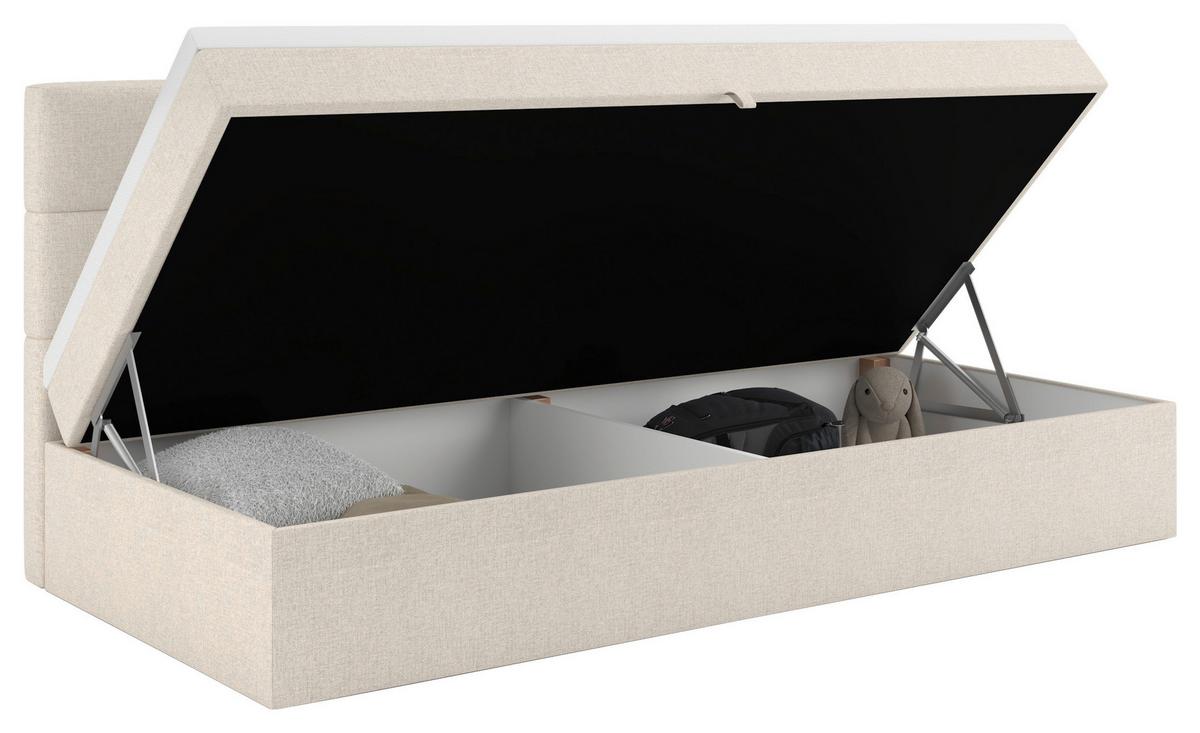 Heverő Taco 90/200cm - bézs, Konventionell, műanyag/faalapú anyag (90/200cm)