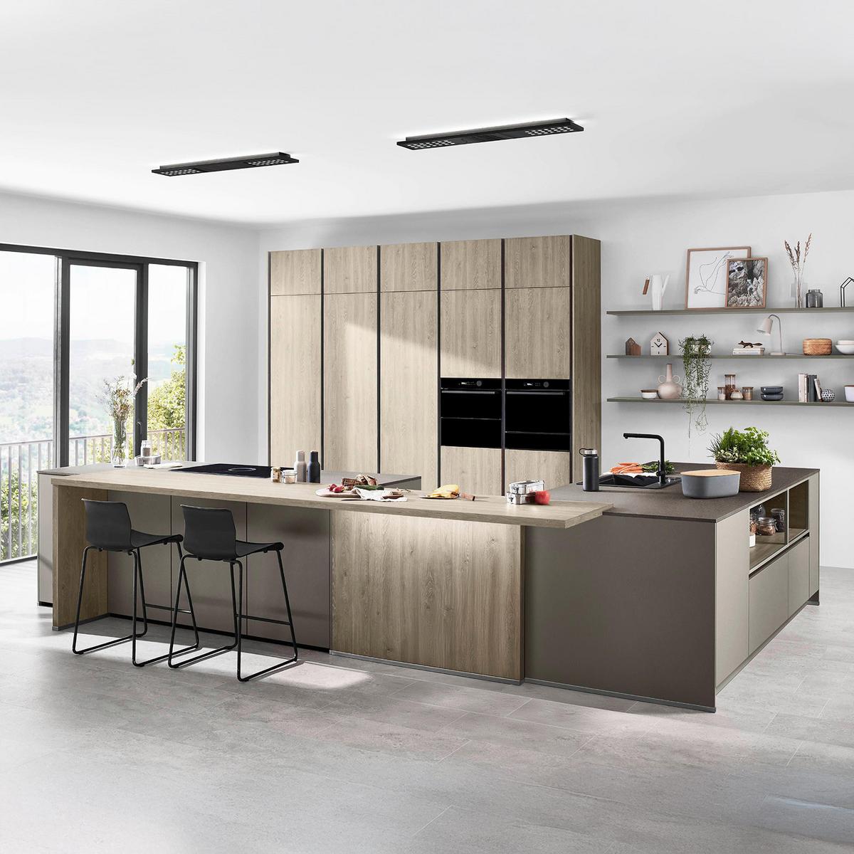 Einbauküche Riga Frei Planbar Modernes Design - MODERN, Holzwerkstoff - Vertico