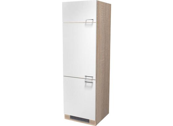 Skříňka Na Spotřebiče Samoa Git60 - bílá/barvy dubu, Konvenční, kompozitní dřevo (60/200/57cm) Skříňka Na Spotřebiče Samoa Git60 - bílá/barvy dubu, Konvenční, kompozitní dřevo (60/200/57cm)