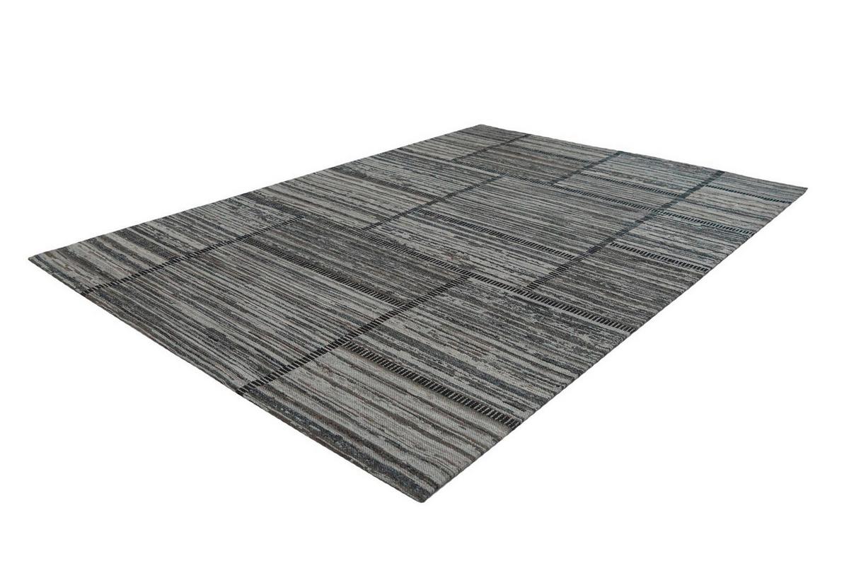 Flachwebteppich Grau/ Naturfarben Phoenix 120x170 cm - Naturfarben/Grau, KONVENTIONELL, Textil (160kg) - Kayoom