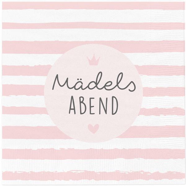 Serviette Mädelsabend - Basics, Papier (33/2/33cm)