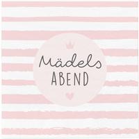 Serviette Mädelsabend - Basics, Papier (33/2/33cm)