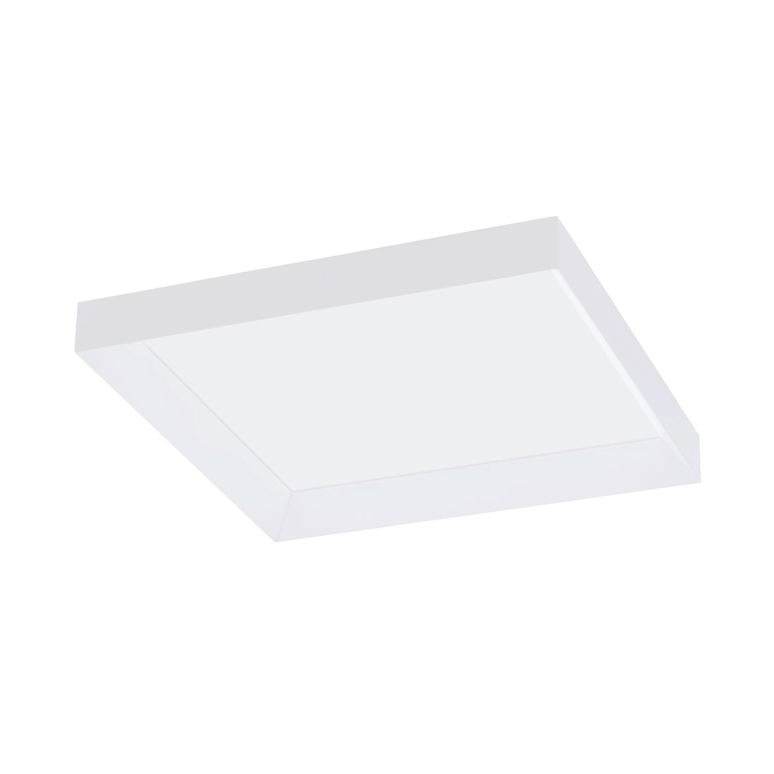 LED-Deckenleuchte 39464_escondida - Weiß, KONVENTIONELL, Kunststoff/Metall (45/45/4,5cm) - Eglo