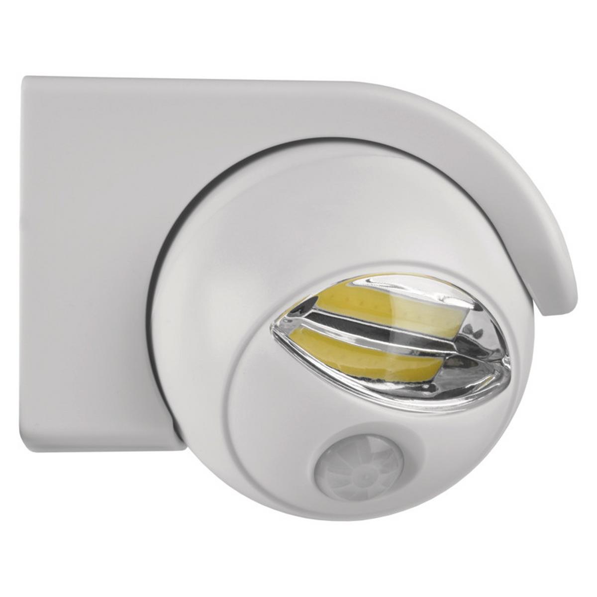 Éjjeli Lámpa Led-Es - fehér, Basics, műanyag (8.5/12/9.5cm)