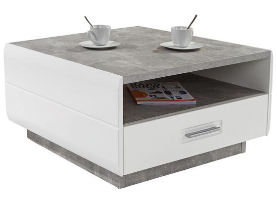 Konferenční Stolek Avensis - šedá/bílá, Moderní, kompozitní dřevo (75/40/75cm) - Luca Bessoni Konferenční Stolek Avensis - šedá/bílá, Moderní, kompozitní dřevo (75/40/75cm) - Luca Bessoni