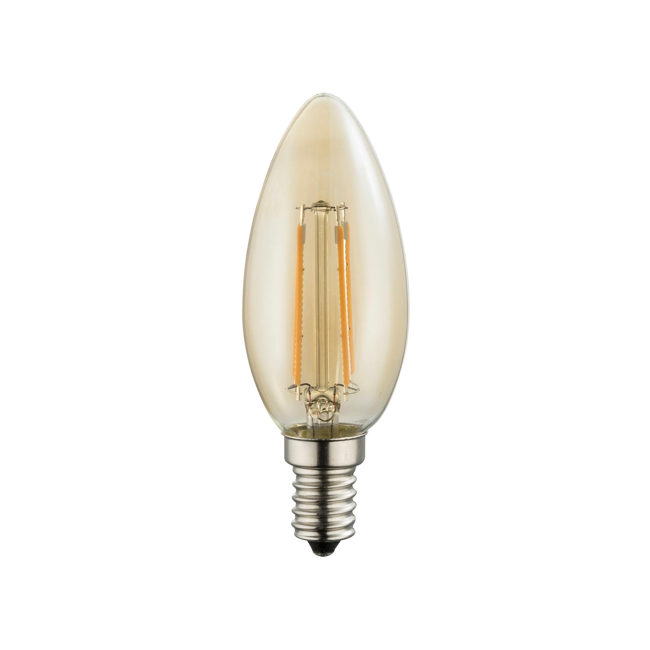 LED žiarovka 4 Watt, E14 - sklo (3,5/10cm)