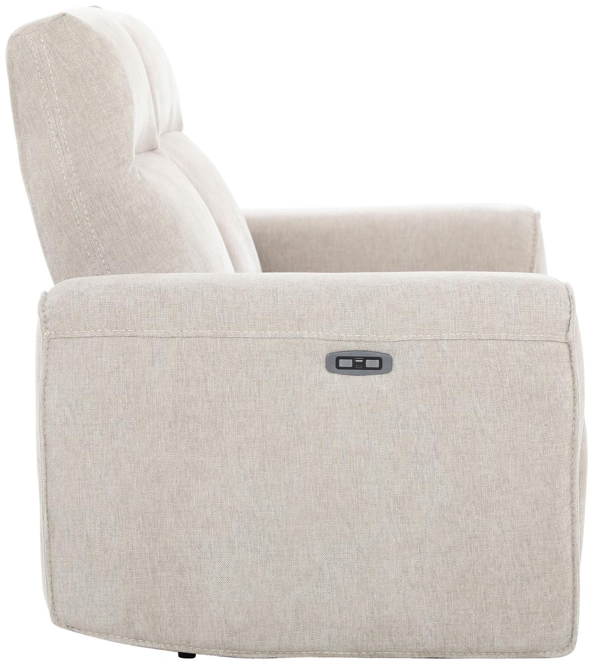 Kanapé 3-üléses Paco - bézs, Modern, textil/fa (198/102/93cm)