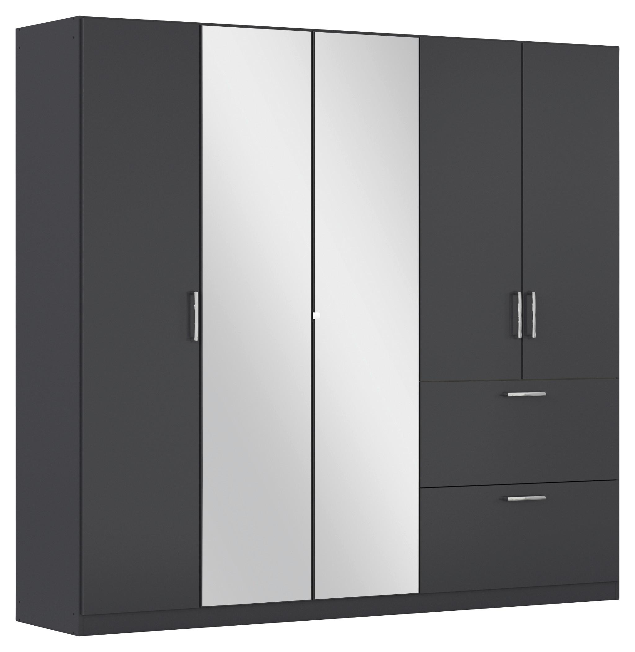Drehtürenschrank Padua Grau B: 225 cm