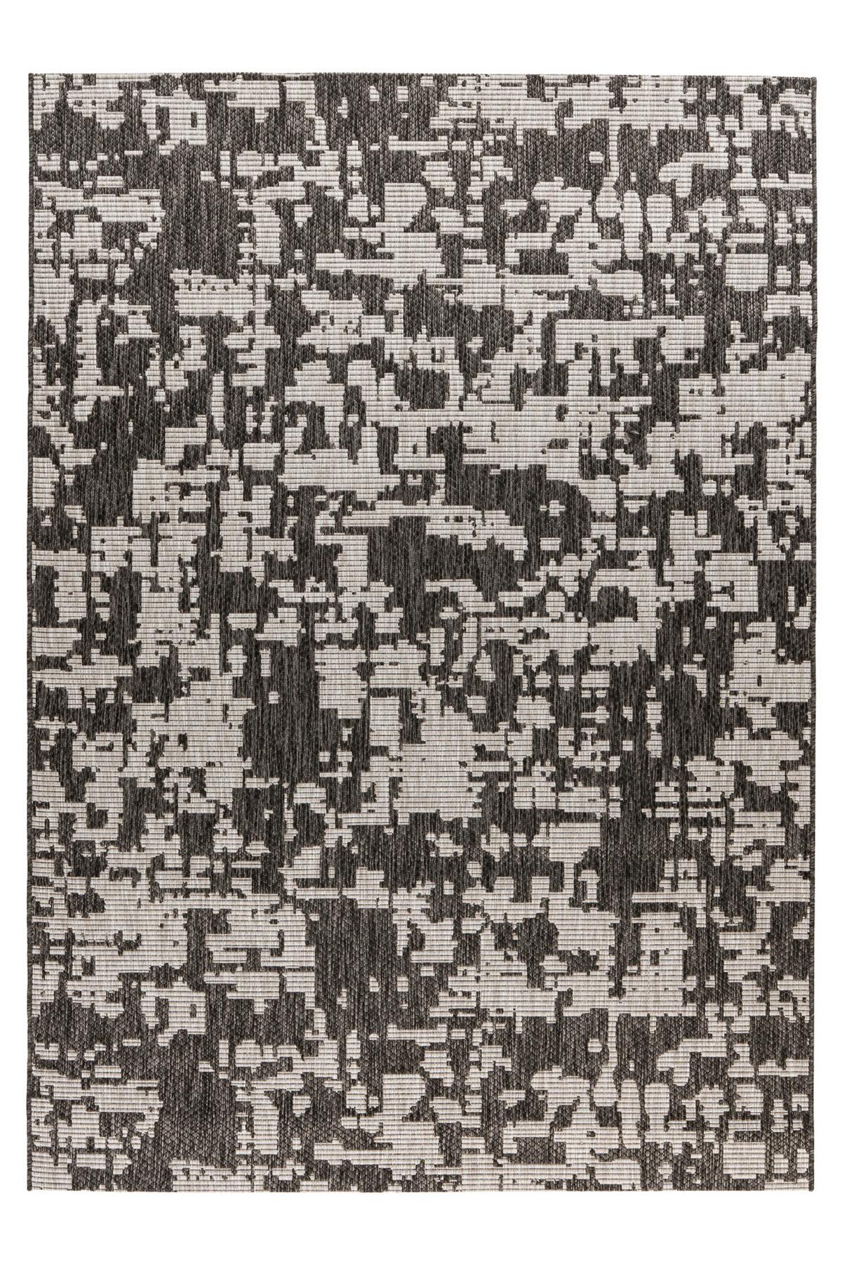 Flachwebteppich My Tallinn 542 - Grau, Design, Textil (120/170cm) - Obsession