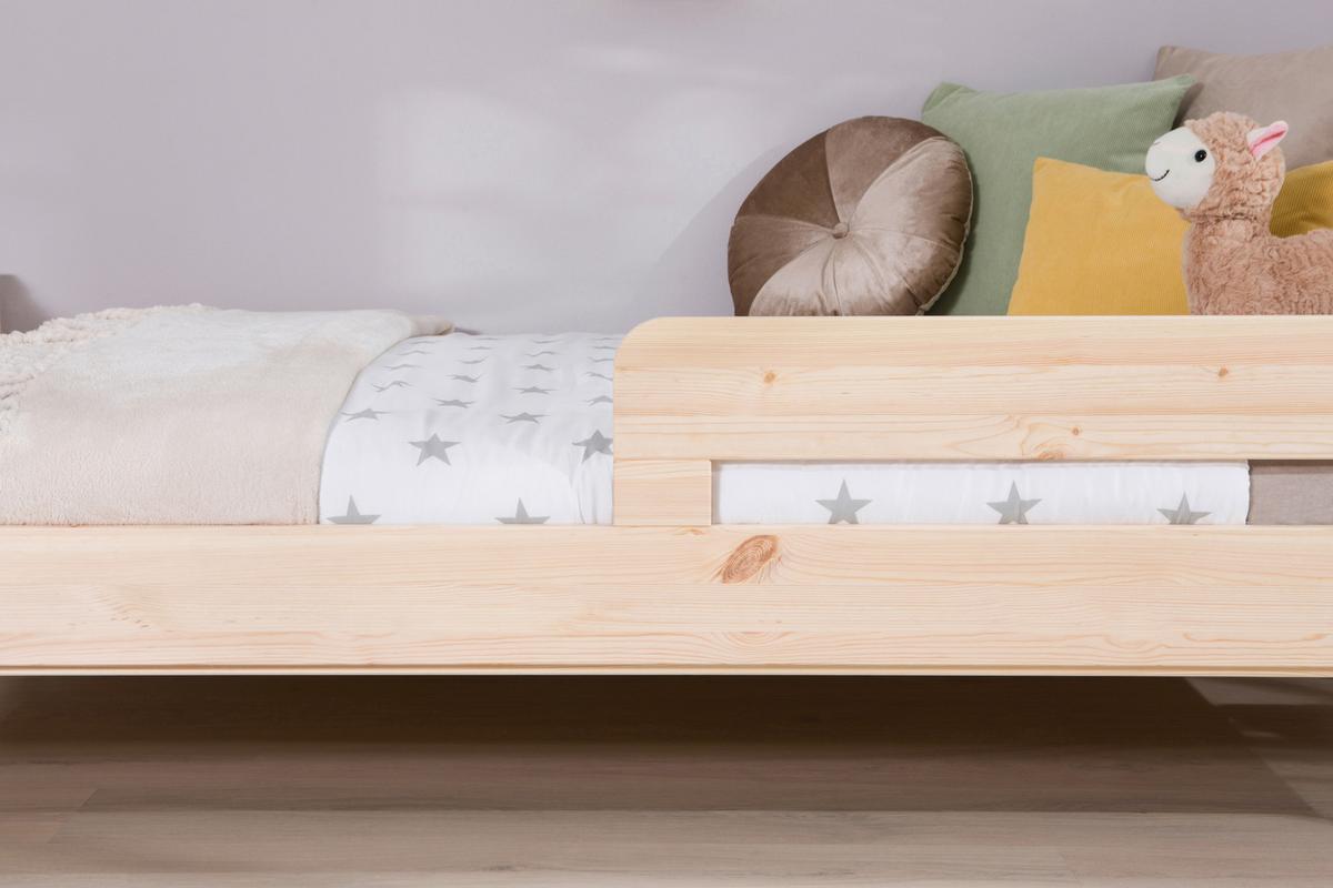 Bett Bennet Naturfarben inkl. Zubehör, 120x200 cm - Naturfarben, MODERN, Holz/Textil (120/200cm) - MID.YOU