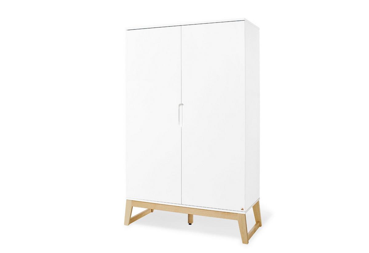 Babyzimmer 103466x Bridge - Eschefarben/Weiß, Design, Holz/Holzwerkstoff (151/76/94cm) - Pinolino