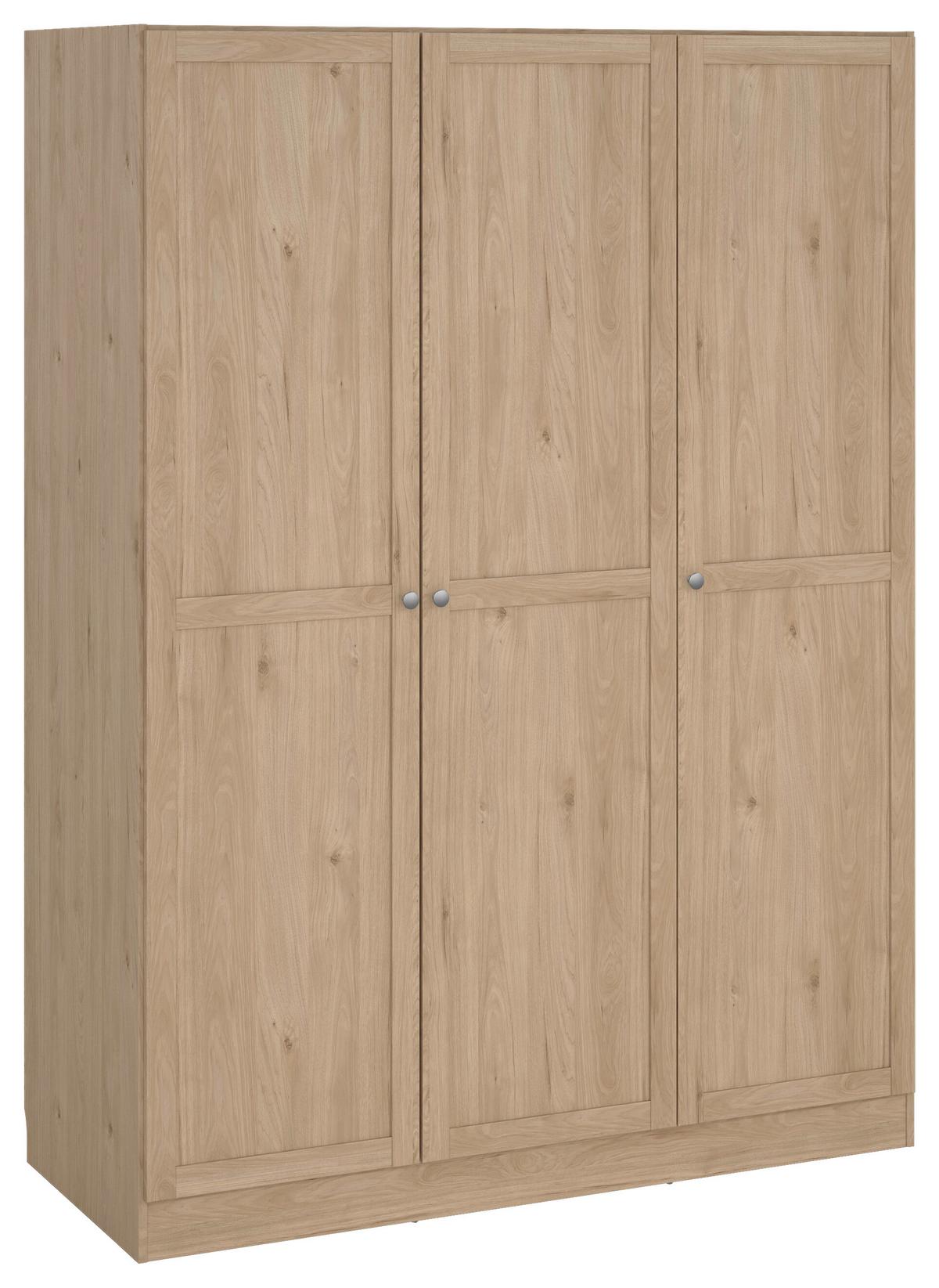Drehtürschrank Billund Eichefarben, B: 147 Cm - Eichefarben, MODERN, Holzwerkstoff (147/200/61,7cm) - MID.YOU