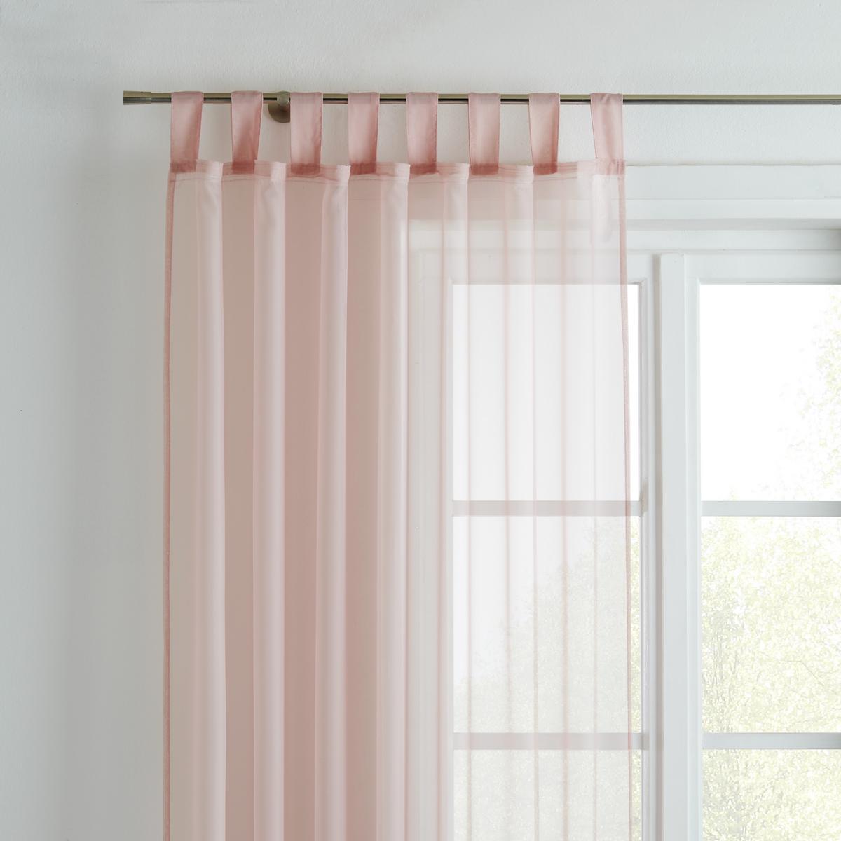 ZÁVĚS S POUTKY Hanna 2ks/bal.,140/245cm - růžová, textil (140/245cm) - Based