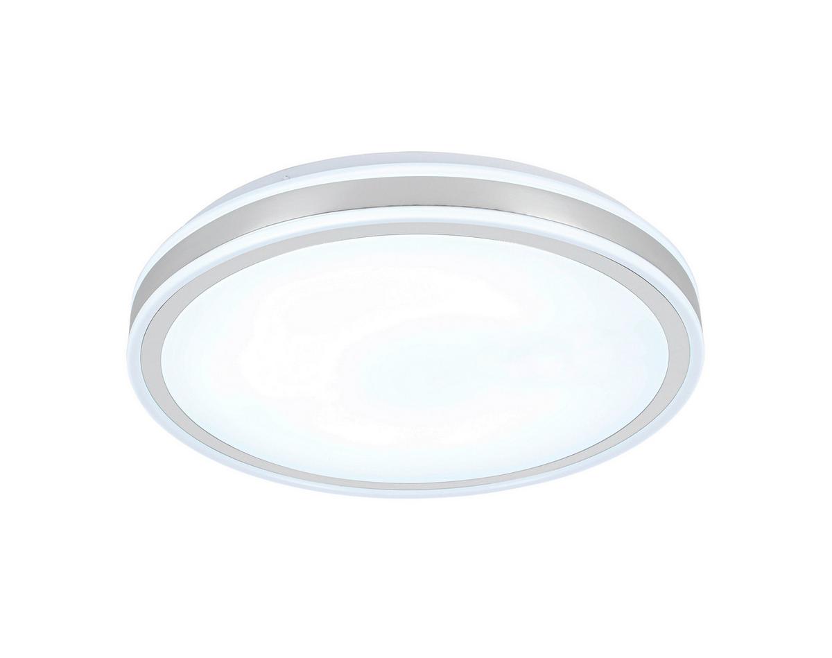 STROPNÉ LED SVIETIDLO FARBI - biela/chrómová, Modern, kov/plast (38/38/6cm) - Mömax