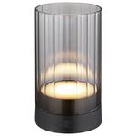 LED-Tischleuchte Adison - Schwarz, MODERN, Glas/Kunststoff (8/14cm) - James Wood