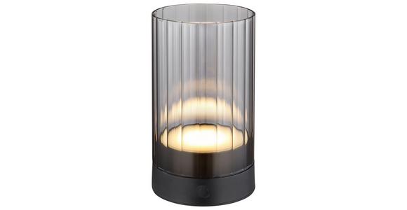 Akku-tischleuchte Adison - Schwarz, MODERN, Glas/Kunststoff (8/14cm) - James Wood
