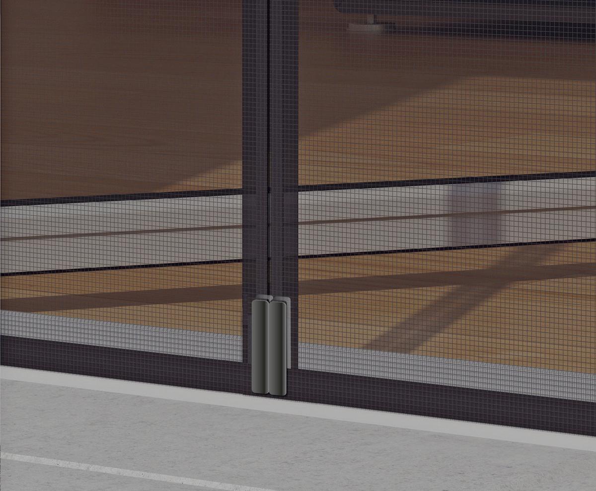 Fliegengitter Türvorhang 95 X215 cm Schwarz Magnetsystem - Schwarz, KONVENTIONELL, Kunststoff (95/215cm)