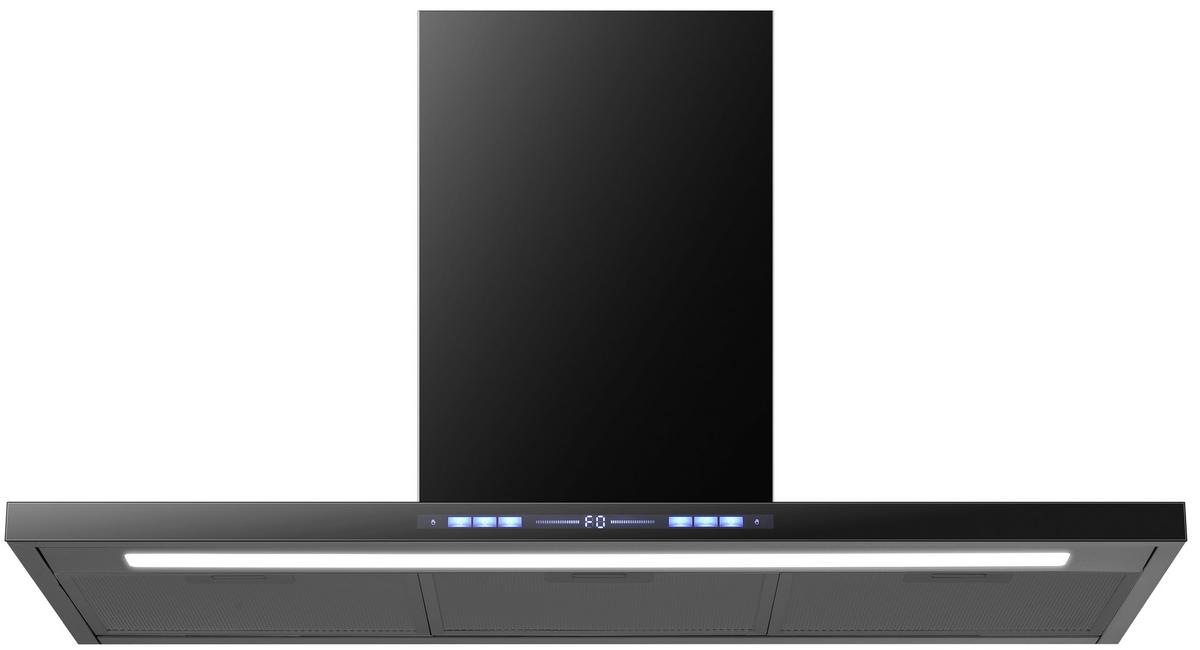 Dunstabzugshaube Wt3-90-A+br - Schwarz, Basics, Metall (89,8/101,50/41cm) - PKM