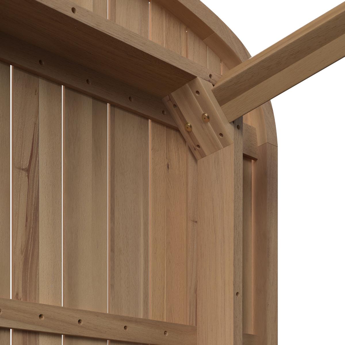 ZAHRADNÍ SESTAVA SIMBA - barvy akácie, Natur, dřevo (100/200/77cm) - Mömax