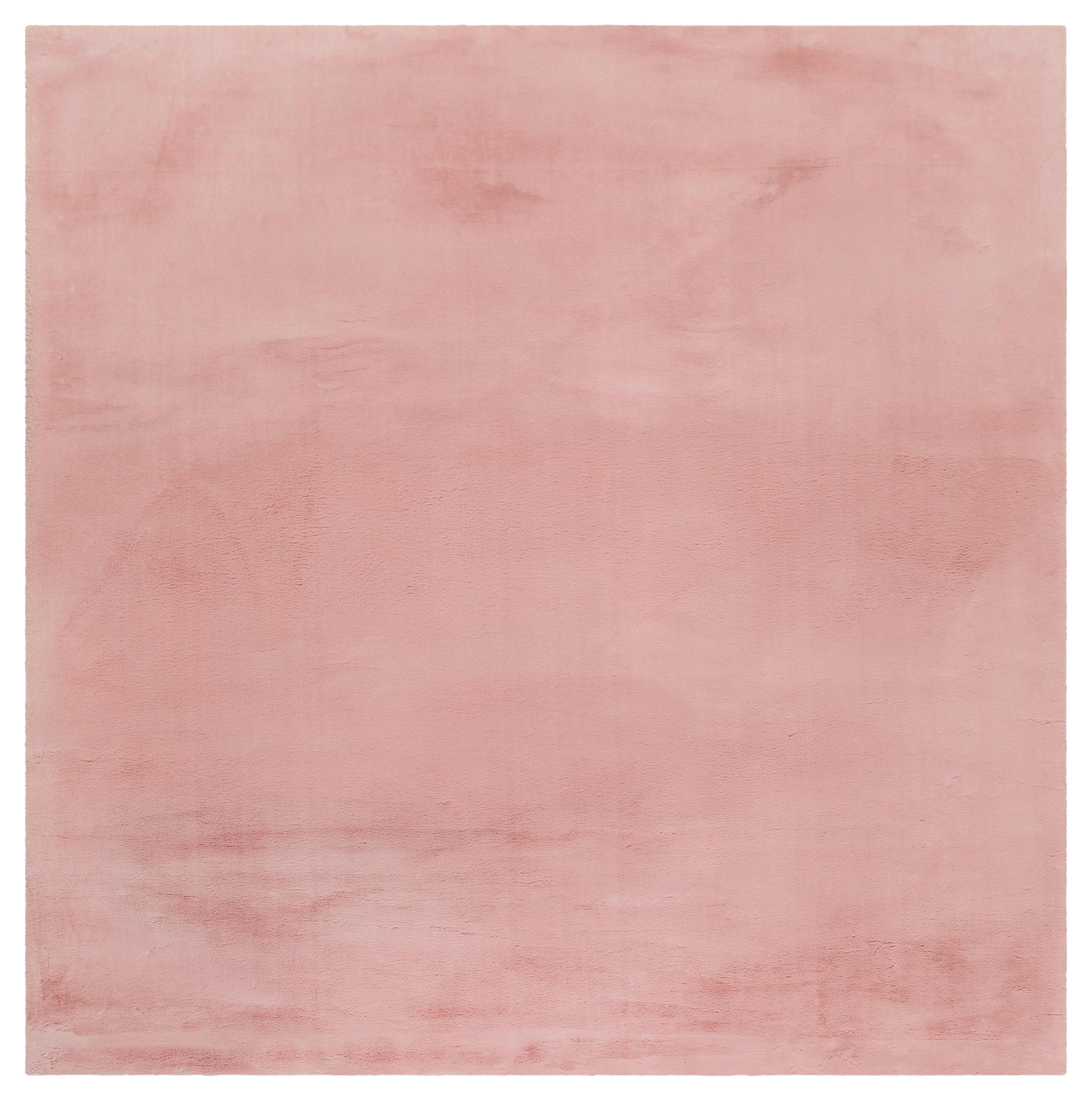Hochflorteppich Alice Rosa 200x200 cm