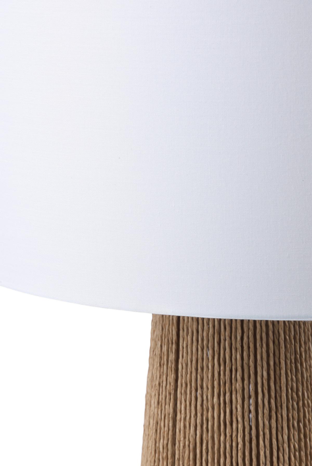 Stehleuchte Mozu - Schwarz/Braun, MODERN, Papier/Textil (35/140cm)