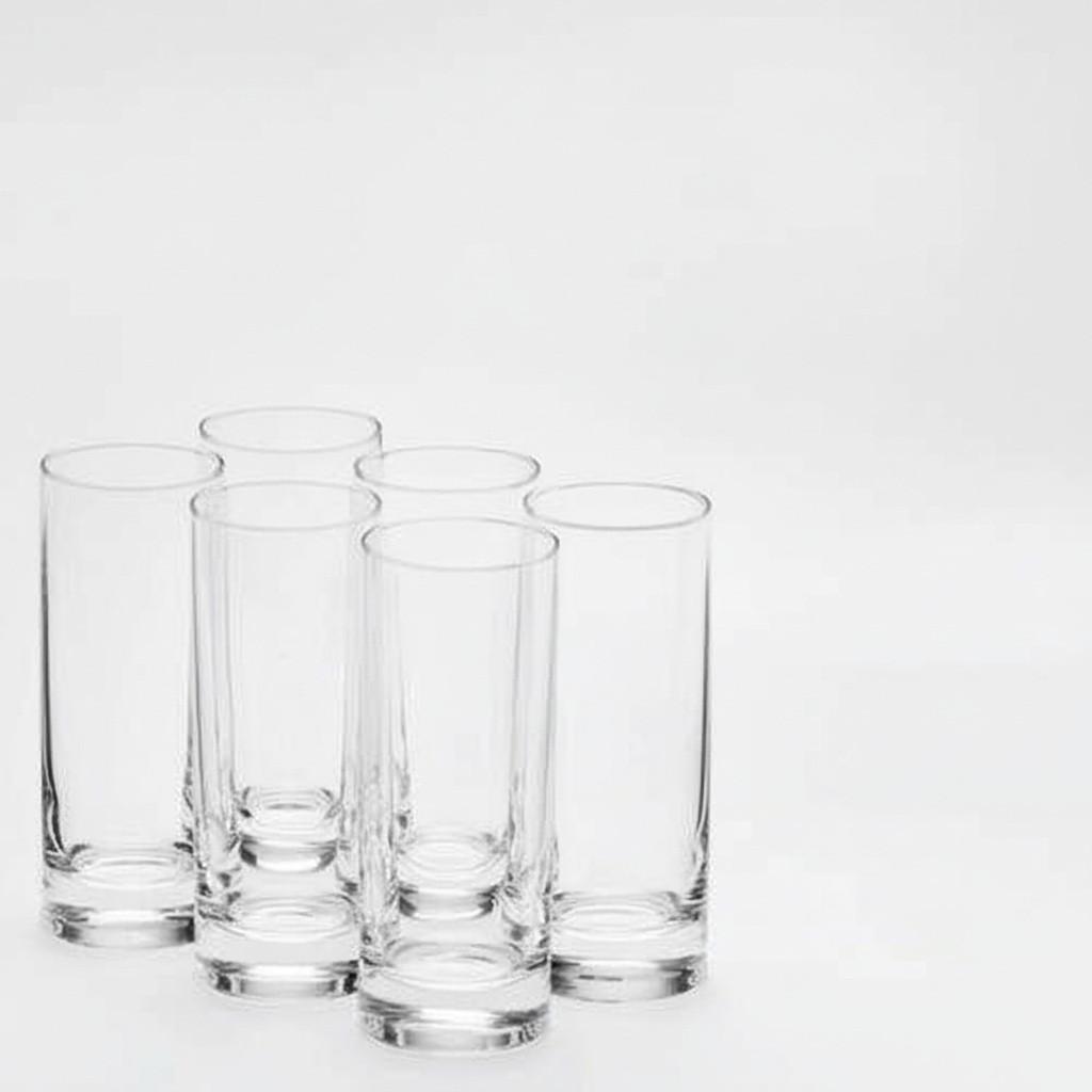 GLÄSERSET 6,5x17 cm, 330 ml - Klar, Basics, Glas (6,5/17cm) - Van Well