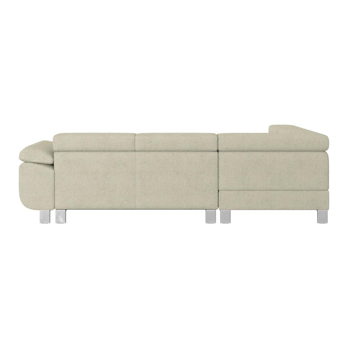 Ecksofa mit Schlaffunktion & Bettkasten Savona Sandfarben - Sandfarben, MODERN, Textil (230/270cm) - Ondega
