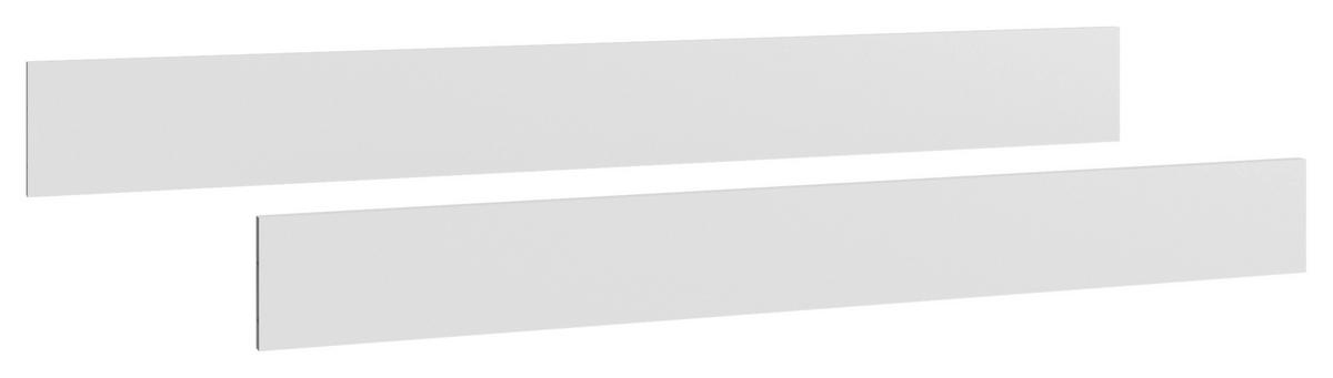 Gotland Weiß B: 139 cm Gotland - Weiß, MODERN, Holzwerkstoff (139/15/2cm) - MID.YOU