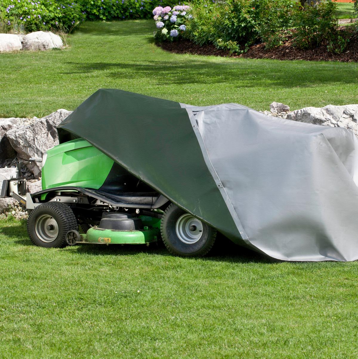 Schutzplane Mit Ösen 10x12 M Geotex Grün/silber - Silberfarben/Grün, Basics (1000/1200cm)