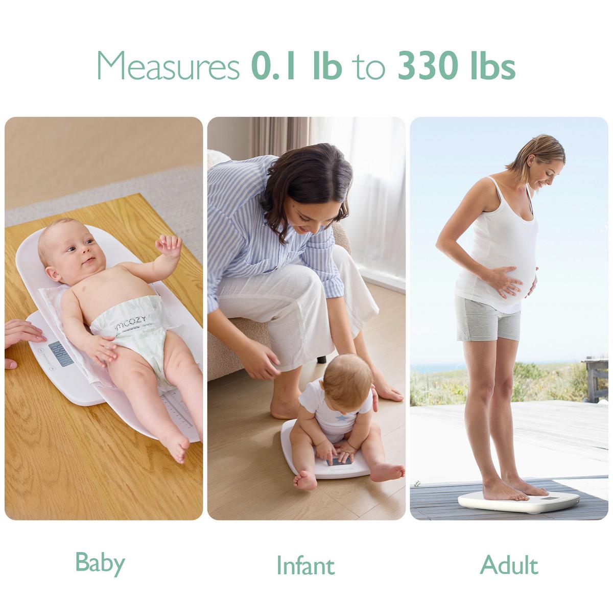 Babywaage weiß - Weiß, Basics, Kunststoff (18/11,2/5,5cm) - Momcozy