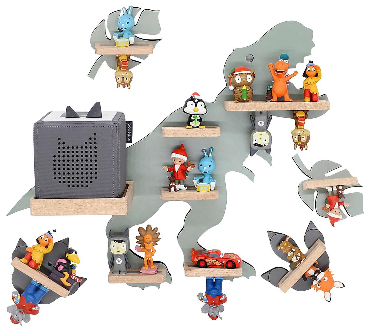 Kinderregal Boarti Grün B: 52 cm - Grün, MODERN, Holzwerkstoff (52/44/19cm) - MID.YOU